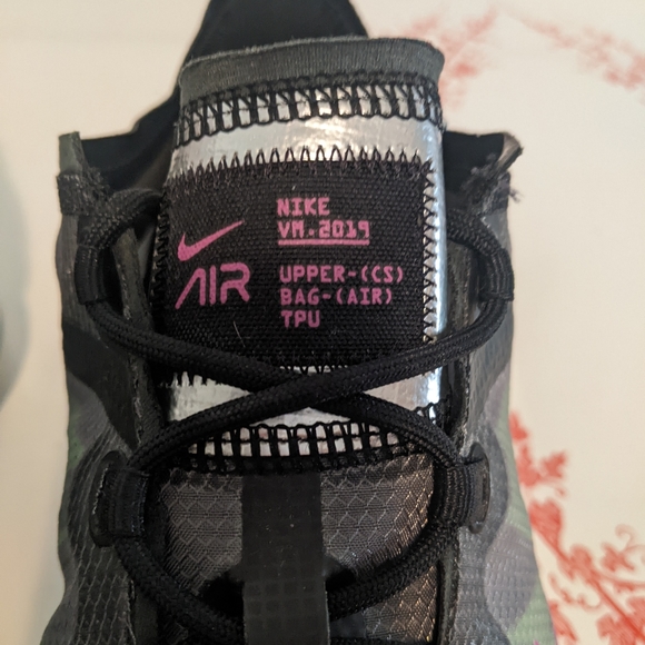 Nike Air Vapormax 2019 Black, Fuchsia, Lime Premium Men's 12 AT6810-001 - Picture 7 of 16